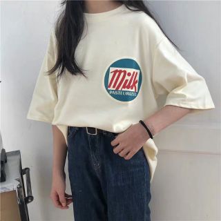 Áo thun form rộng Milk