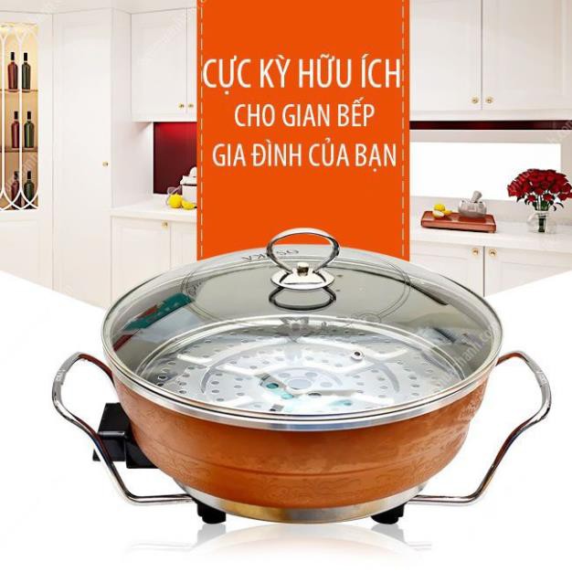 [Mã ELHADEV giảm 4% đơn 300K] Nồi lẩu kiêm chảo điện đa năng Osaka Nhật Bản cao cấp - Sieuthigiadinh.2021