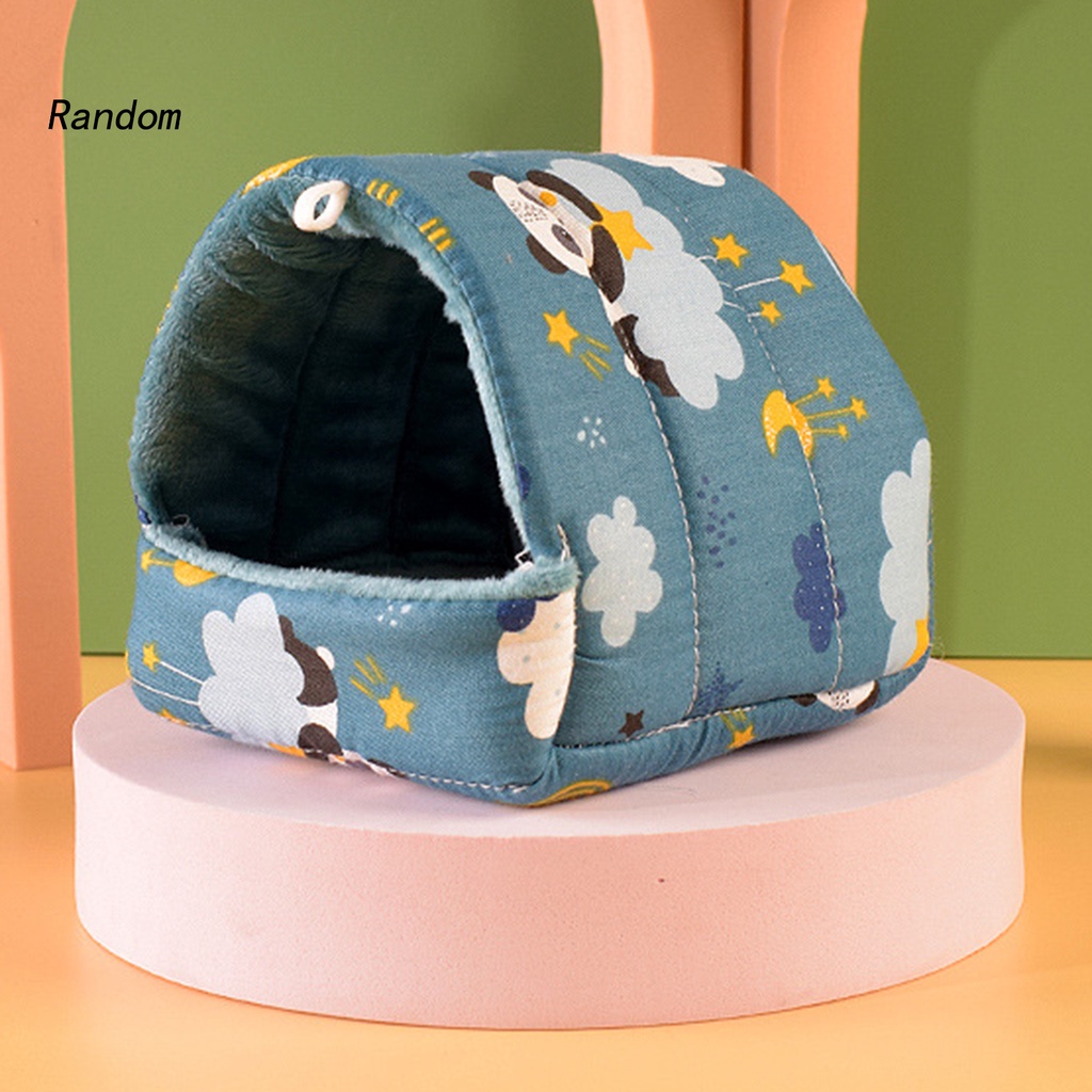 Nhà giữ ấm cho chuột hamster/ sóc tùy chọn họa tiết và màu sắc