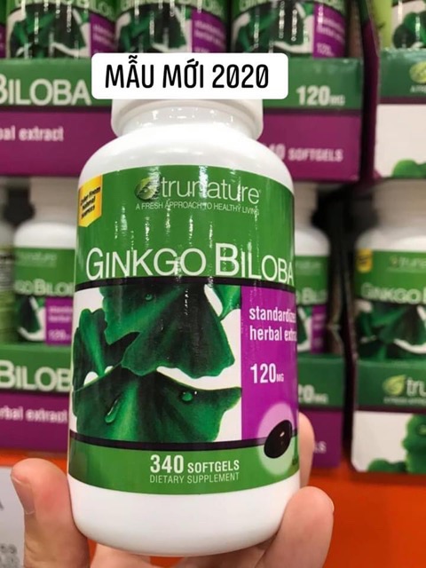 Date 2023 , Bổ não Ginkgo Biloba 340 viên ( Mỹ)