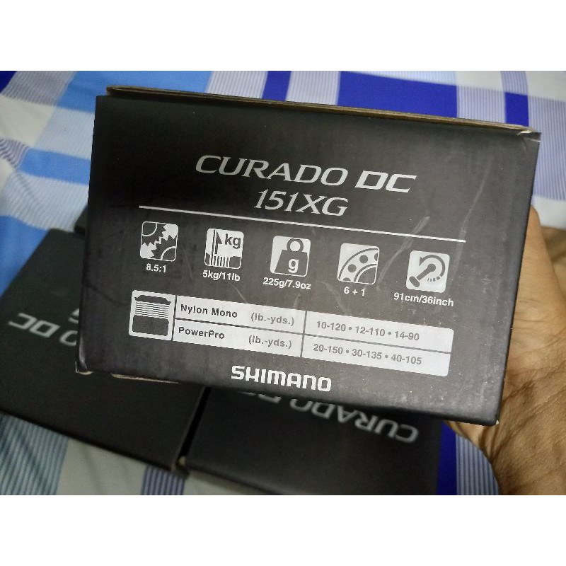 Máy câu Shimano Curado DC 151XG