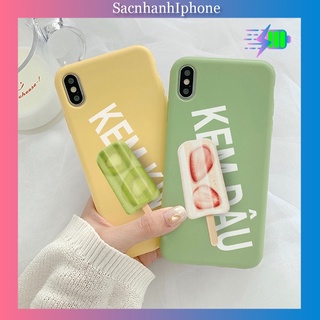 Ốp lưng iphone - Ốp dẻo Kem que dành cho iphone xsmax 11 11promax 12 promax - a338
