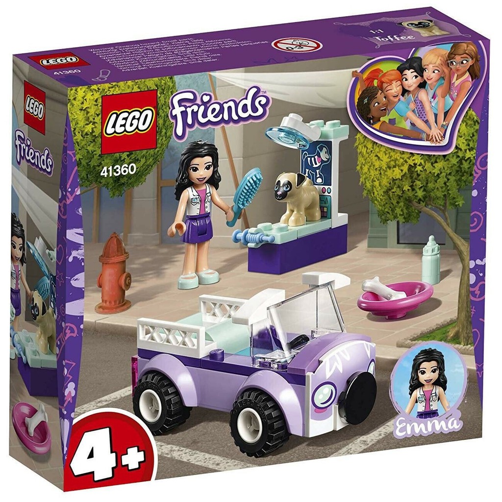 Bộ lắp ráp Phòng Khám Thú Y Lưu Động Của Emma - LEGO Friends 41360 (50 Chi Tiết)