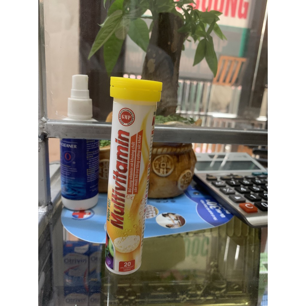 Viên sủi tăng cường Vitamin: Viên sủi Multivitamin Tuýp 10 viên 3g | Thế Giới Skin Care