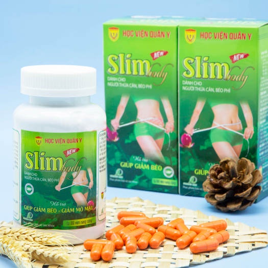 Viên Uống Giảm Cân Slim Body New Học Viện Quân Y - 100 Viên