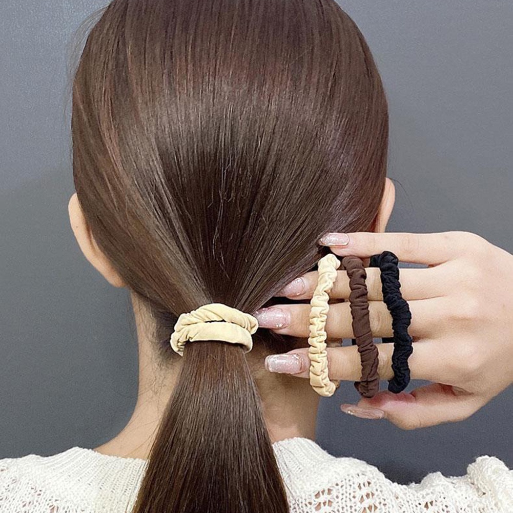 Dây Buộc Tóc Cao Su Co Giãn Thời Trang Cho Nữ