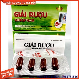 Giải Rượu Kingphar – Hộp 8 Viên