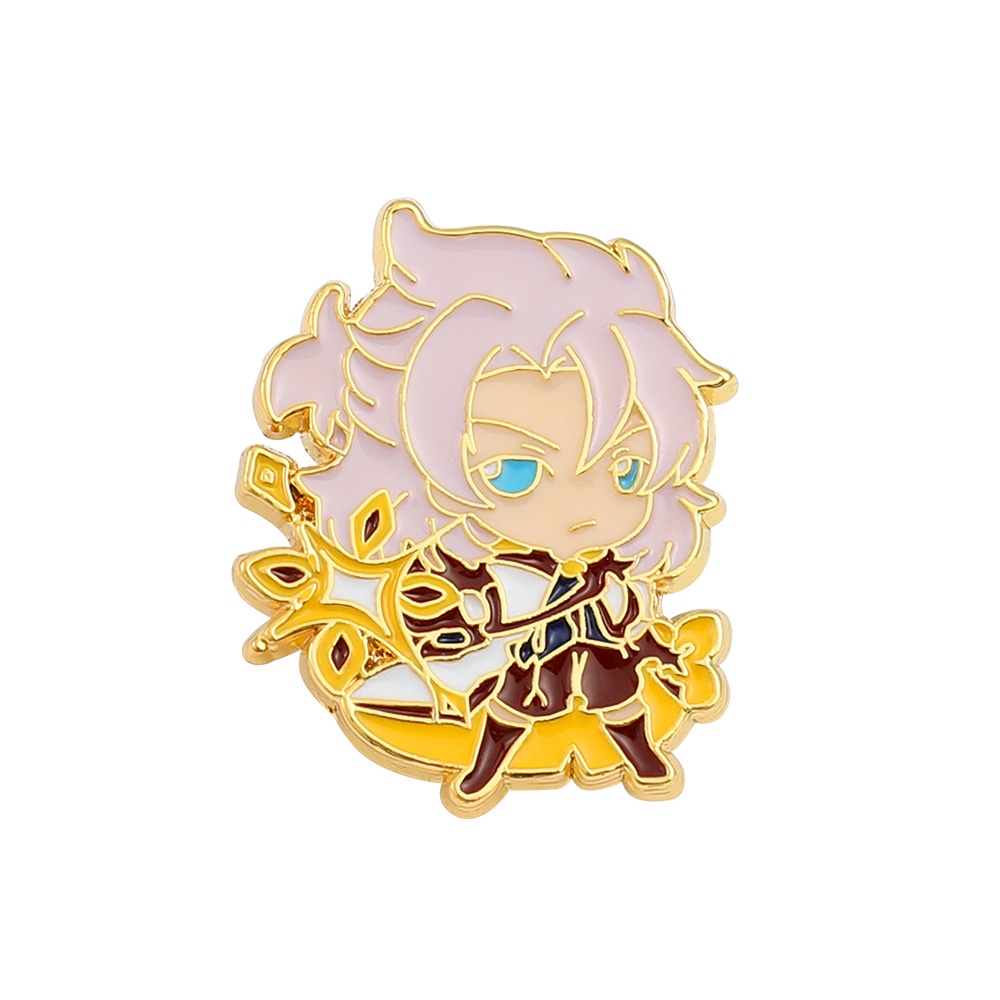 Ghim Cài Áo Hình Cầu Thủ Hoạt Hình Dễ Thương