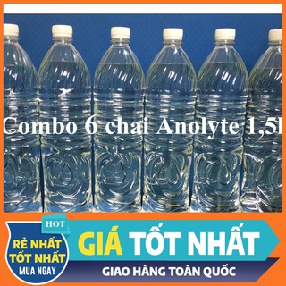 Set 6 Chai Nước Anolyte ( Nước A) 1,5 lít
