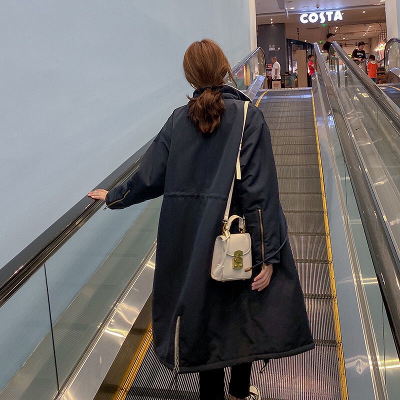 Áo khoác dáng dài lót lông cừu siêu dày | BigBuy360 - bigbuy360.vn