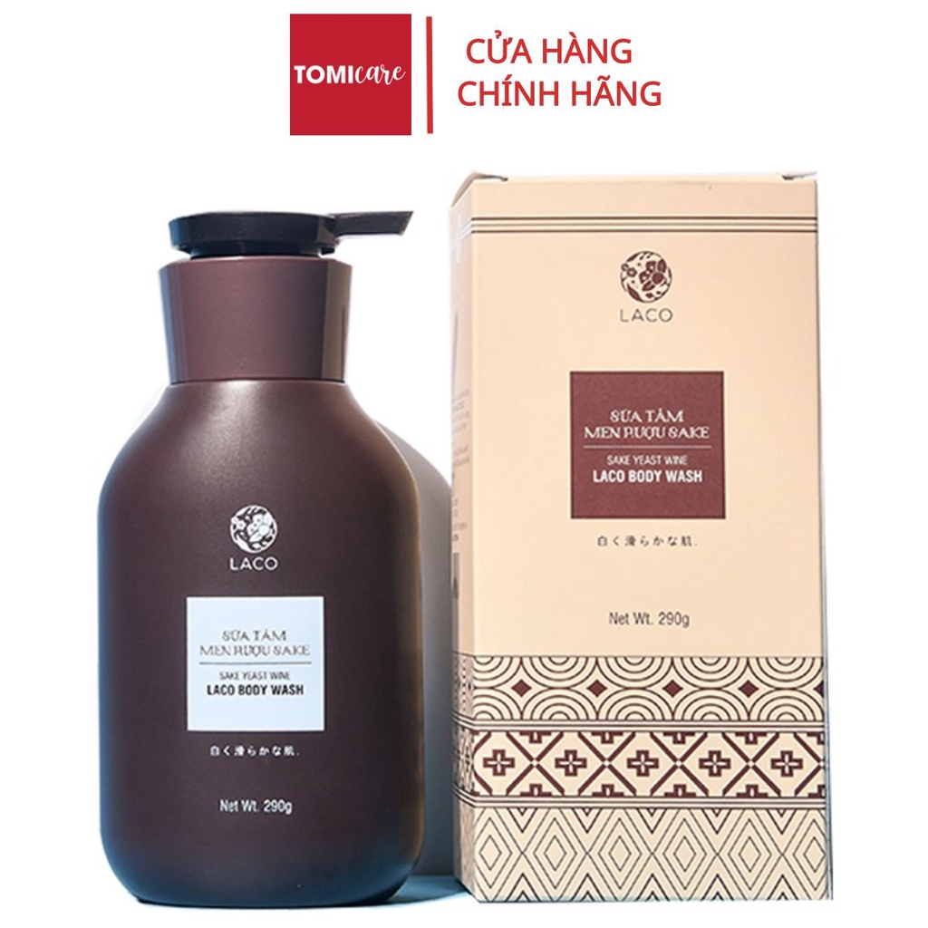 Sữa tắm trắng da menruou Sake Laco Luxury 290ml cho làn da trắng sáng mịn màng