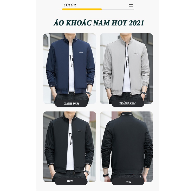 áo Khoác Dù Viền Cao Câp