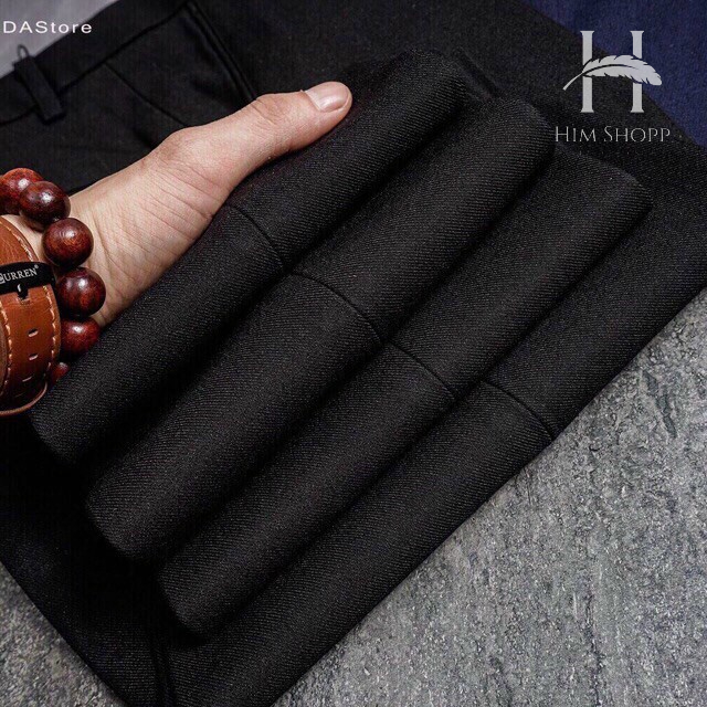 [CHẤT ÂU MỀM ] Quần tây âu nam, quần tây nam chất vải chéo cao cấp co giãn nhẹ, đường may chuẩn dành cho học sinh sinh ở