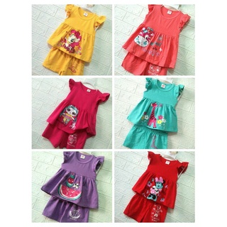 Đồ bộ bé gái 8-20kg chất cotton