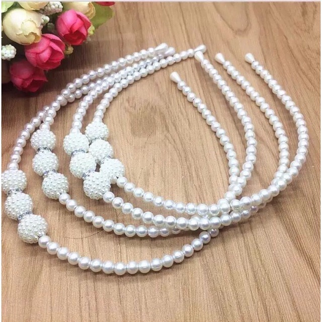 Bợp tóc gắn hạt ngọc siêu hot, siêu cute