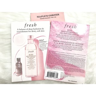 Fresh rose deep hydration oil infused serum