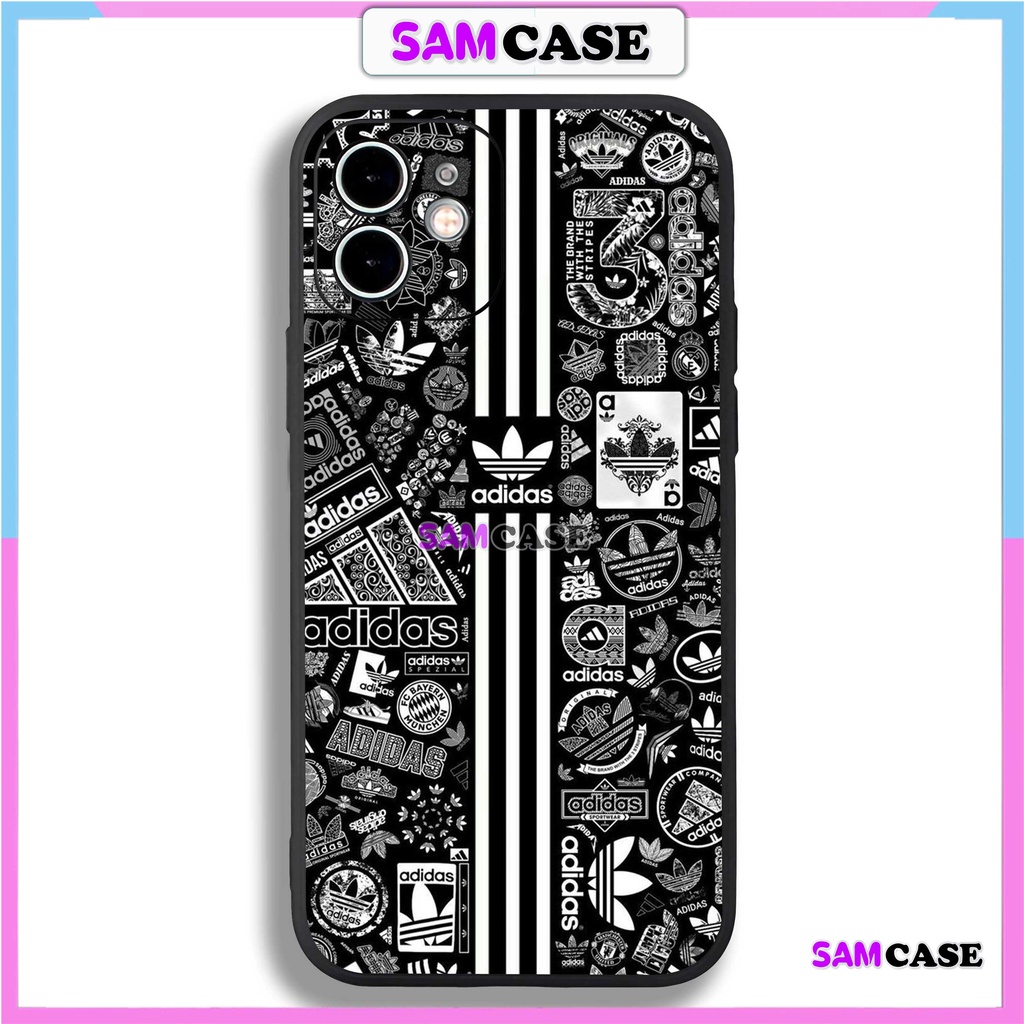 Ốp lưng iPhone 6/6s/7/8/X/XS/11/12/13/14 Pro Plus Max viền vuông chống sốc bảo vệ camera silicon mềm họa tiết hình PUMA