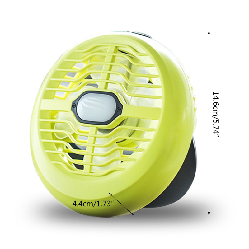 Quạt Cắm Trại Kèm Đèn Led Sạc Usb Tiện Dụng | BigBuy360 - bigbuy360.vn
