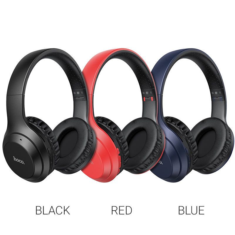 Tai nghe bluetooth chụp tai bluetooth Hoco W30 có khe cắm thẻ nhớ và chân cắm 3.5