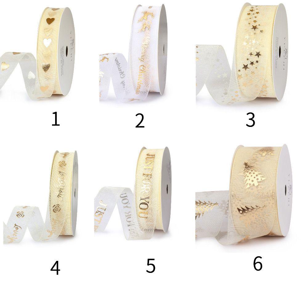 1 Cuộn Dây Ruy Băng Ren Satin Cao Cấp Dùng Gói Quà / Trang Trí Bánh Kem