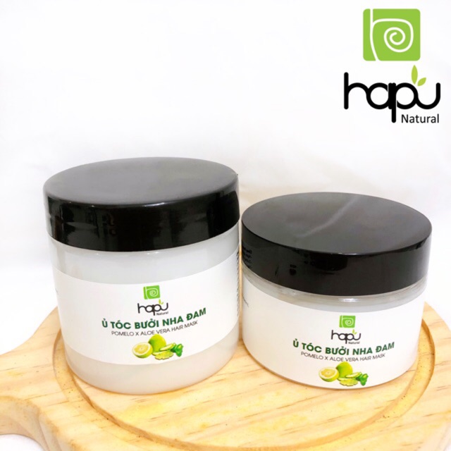 Kem Ủ Xả Tóc Bưởi Nha Đam Cao Cấp Hapu Organic Giảm Rụng Tóc