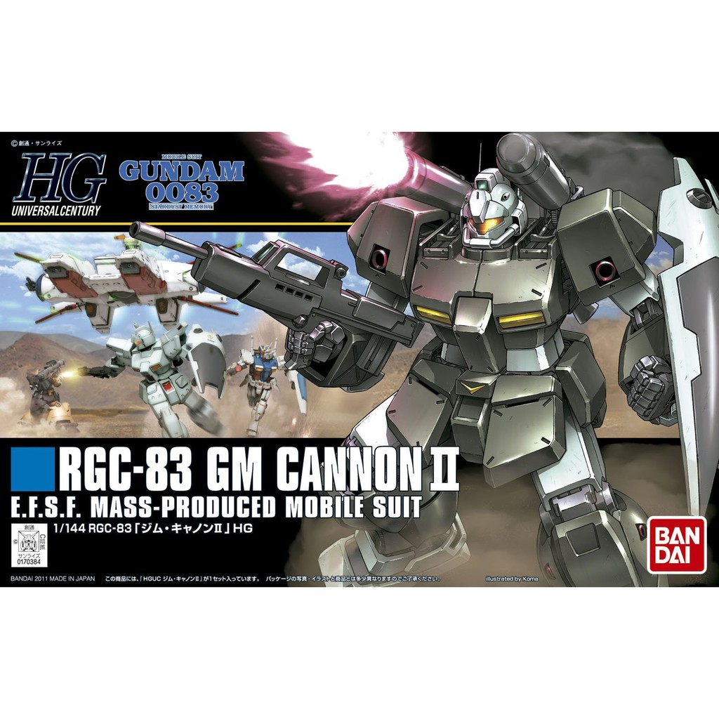 HGUC 1 / 144 GM Cannon II (Mẫu cũ)