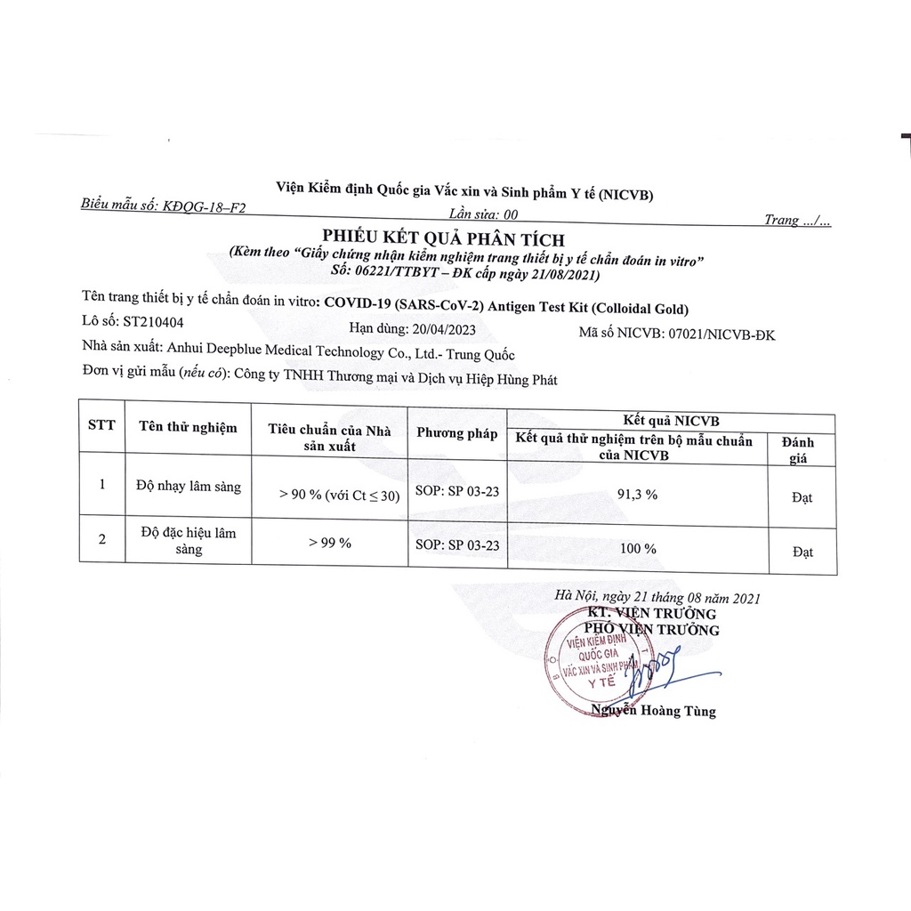 Bộ Que Test Nhanh Tại Nhà Test Tỵ Hầu Đầy Đủ Giấy Tờ Chứng Nhận Và Nhập Khẩu (1 Hộp 25 Kit)