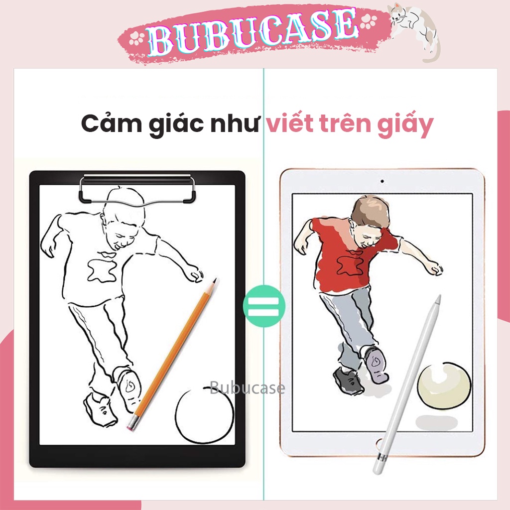 Miếng Dán Màn Hình Cho iPad Paperlike Hàng Nhật - Không Bám Vân Tay, Chống Chói, Cho Cảm Giác Viết Vẽ Như Trên Giấy Thật