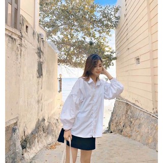 ÁO SƠ MI TRẮNG TAY BÈO