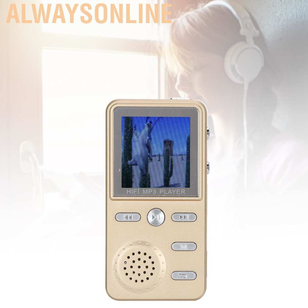 Máy Nghe Nhạc Mp3 / Mp4 8gb Đa Năng Tiện Dụng Kèm Phụ Kiện