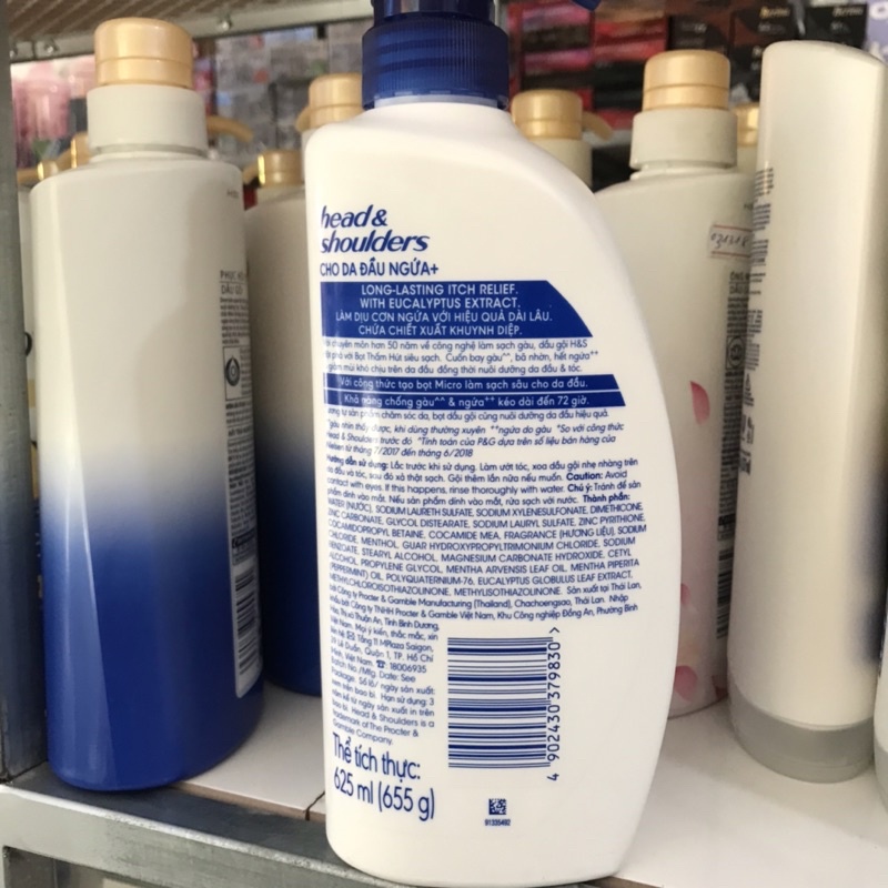 Dầu Gội HEAD &amp; SHOULDERS Cho Đã Đầu Ngứa 625ml
