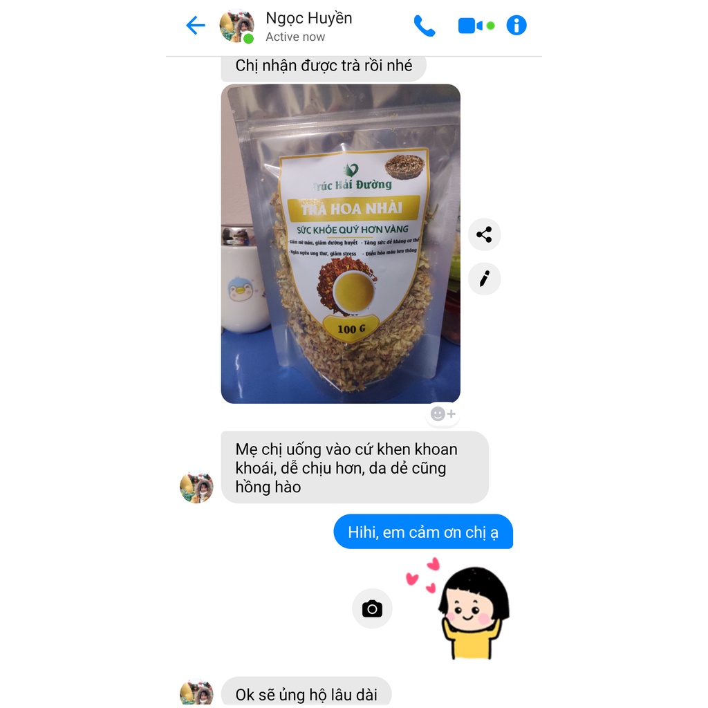 Trà Giảm Cân Giữ Dáng Sơn Tra Hoa Nhài 140G