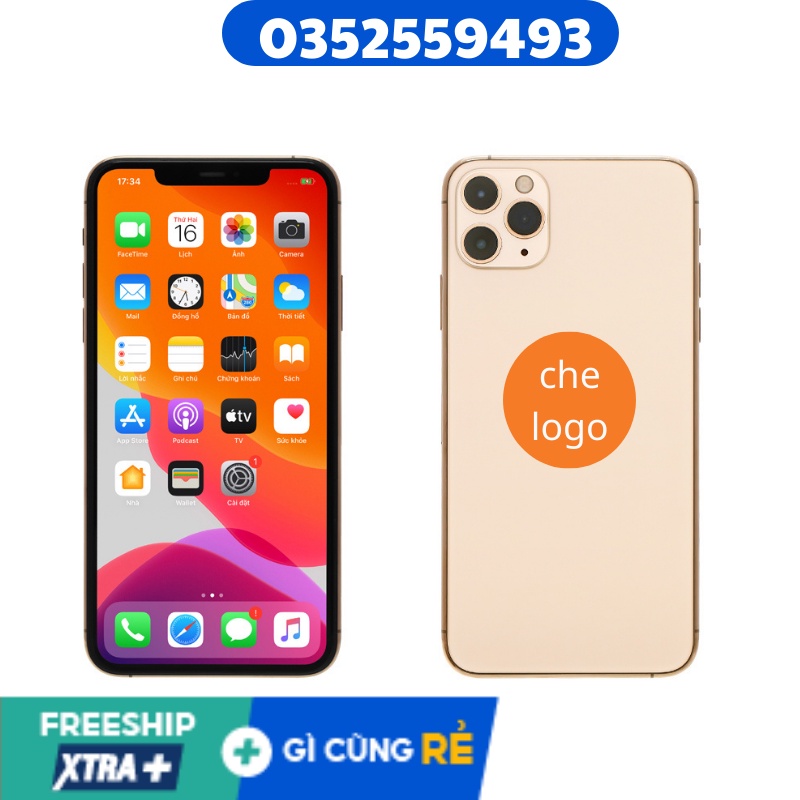 [ GIẢM NGAY 300k ] Điện thoại lphone 11 pro mầu vàng ram 4g/512gb máy đầy đủ phụ kiện hàng chính hãng