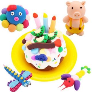 Đồ Chơi Cho Bé Đất Sét Nhật (SUPER CLAY) đất nặn siêu nhẹ dẻo và dai.