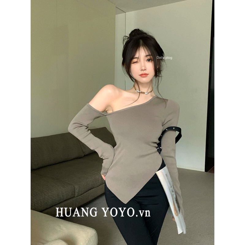 Áo Sơ Mi Tay Dài Dáng Rộng Phong Cách Hàn Quốc Thời Trang Cho Nữ