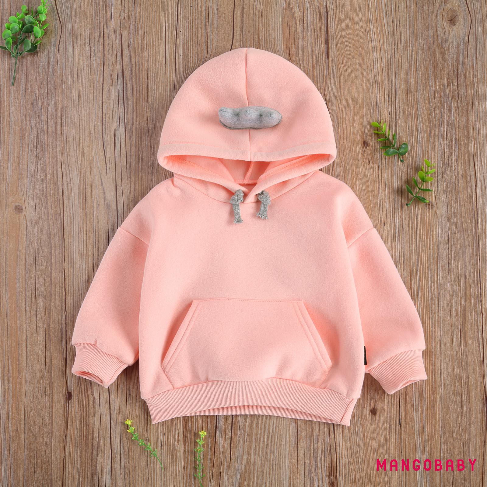 Áo Hoodie Tay Dài Màu Sắc Thời Trang Dành Cho Bé Trai Và Bé Gái