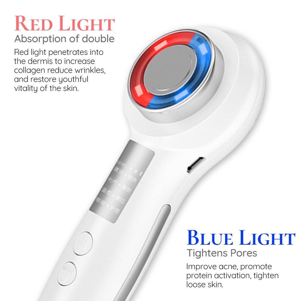 Máy rửa mặt SALORIE ems ion kèm cọ silicone mềm chống thấm nước