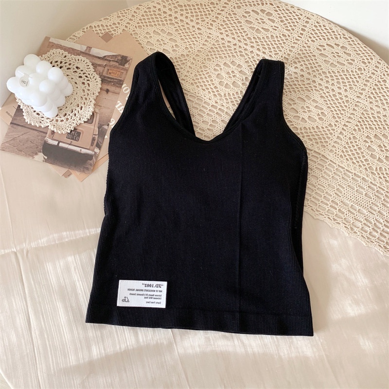 Áo hai dây SUXI thể thao màu sắc đơn giản thời trang cho nữ