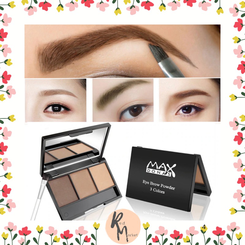 (hàng Mới Về) Bộ Mỹ Phẩm Trang Điểm Lông Mày Rm358 Ads Làm Đẹp Cho Nữ