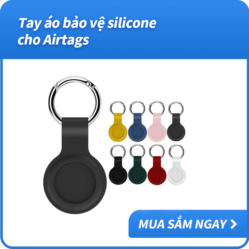 Vỏ Bọc Silicon Siêu Mỏng Bảo Vệ Cho Thiết Bị Không Dây Apple Airtag