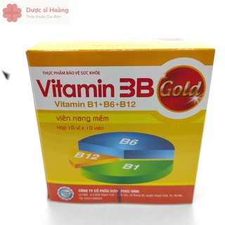 Vitamin 3B Gold PV - Giúp Bổ Sung Vitamin Nhóm B B1+B6+B12 Hiệu Quả