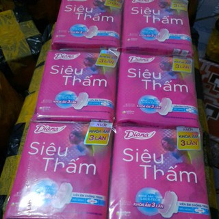 COMBO 2 GÓI Băng vệ sinh siêu mỏng cánh Diana siêu thấm 8 miếng