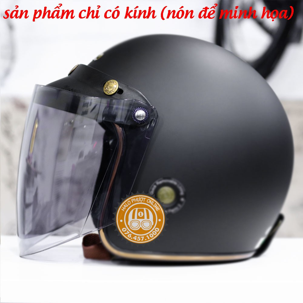 Kính Bulldog K7 chính hãng - gắn nón bảo hiểm 3/4