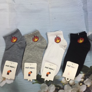 Combo 200 đôi tất lửa nữ ngắn cổ, vớ lửa nữ