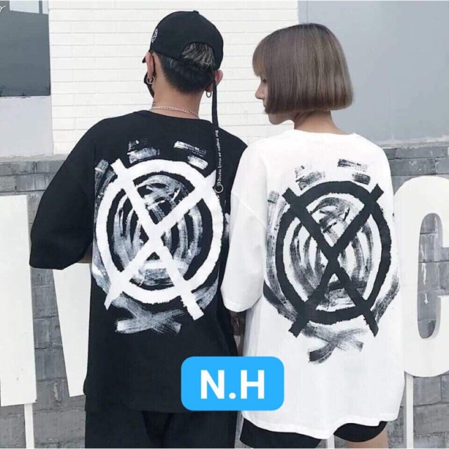 Áo phông dấu đan nam nữ fom to rộng chất cooton đẹp M1❗️❗️❗️ | BigBuy360 - bigbuy360.vn
