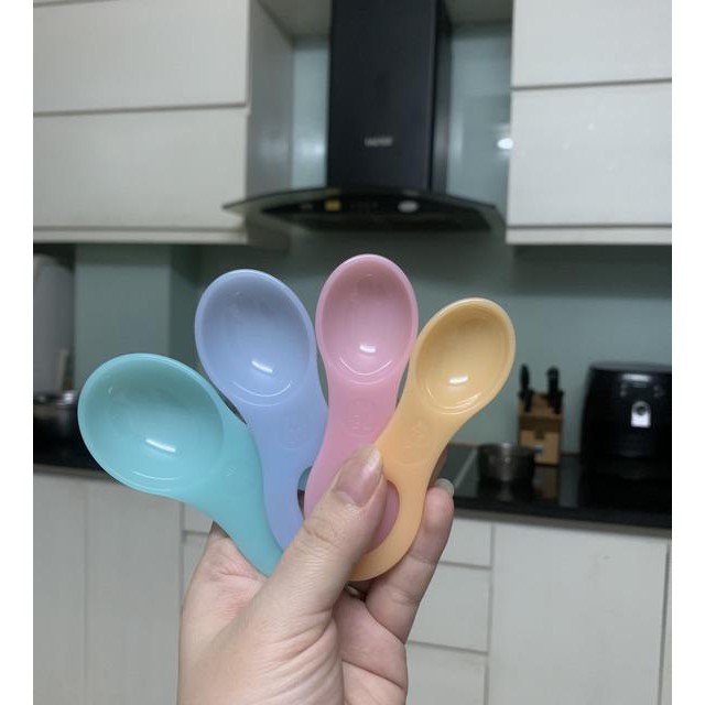 Bộ 4 thìa đong gia vị ăn dặm sắc màu Nakaya - Hàng Nhật