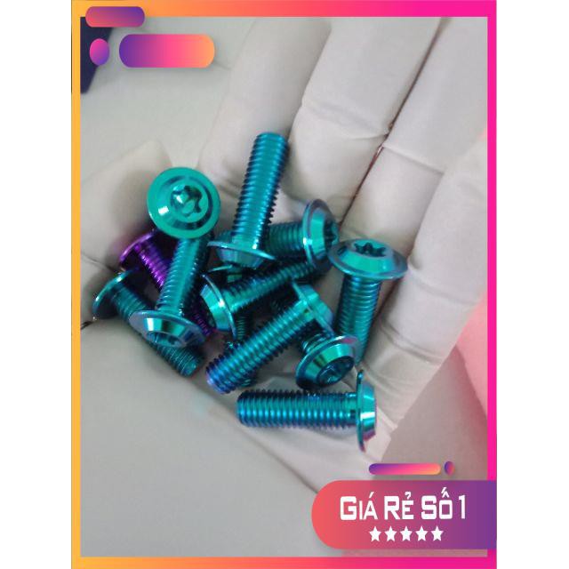 1 con Ốc 8li25 Titan Gr5 đĩa mỏng gắn tất cả các loại xe