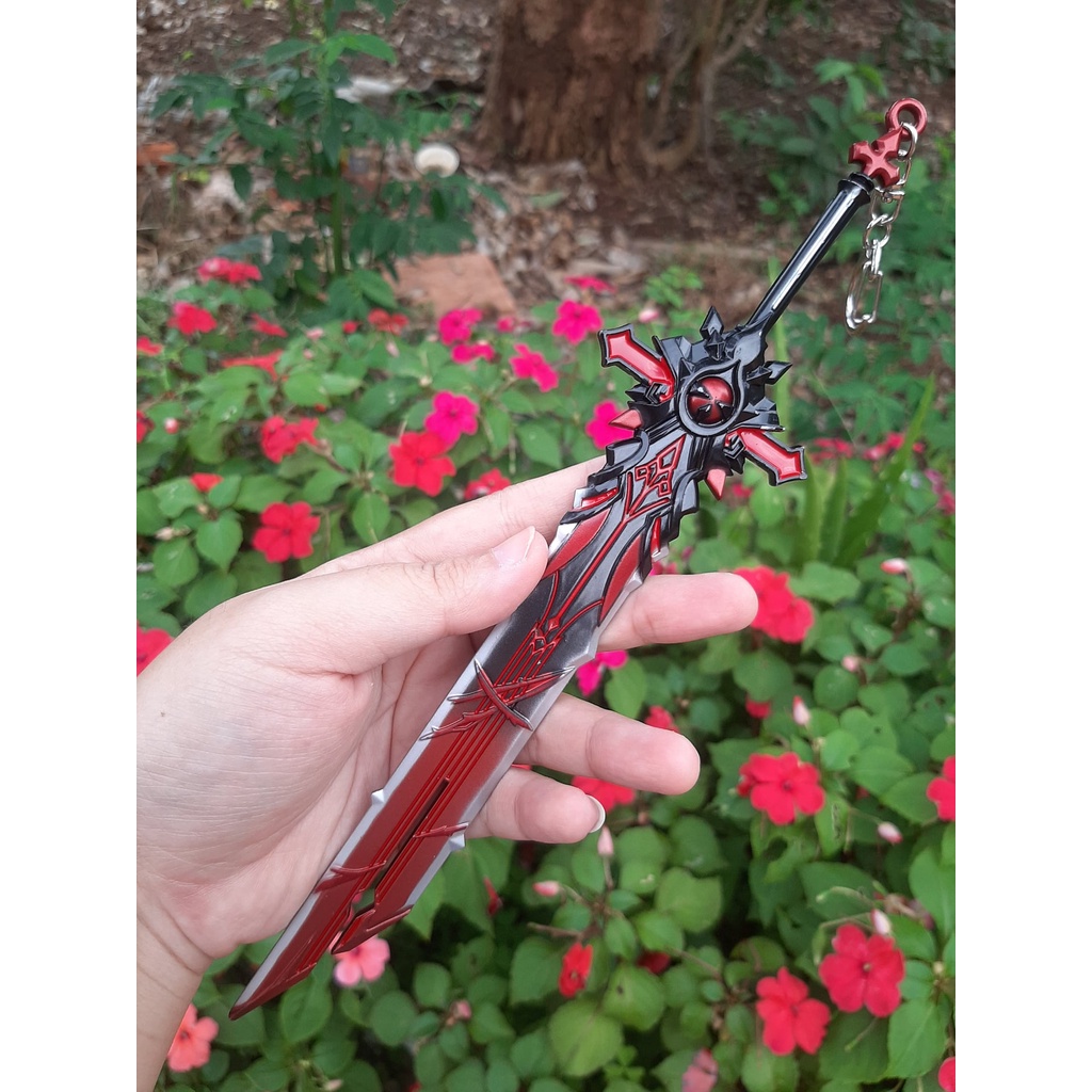 [ Tặng đế ] [ 25cm ] Mô hình móc khóa Đường cùng của Sói - Genshin Impact - Baystore