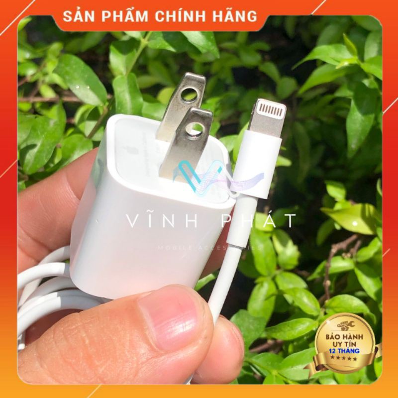 [CHÍNH HÃNG] Củ Sạc Vuông Iphone 5/6/7/8/X/Xs/Xsmax/11 Zin Chính Hãng - Bảo Hành 12 Tháng 1 Đổi 1