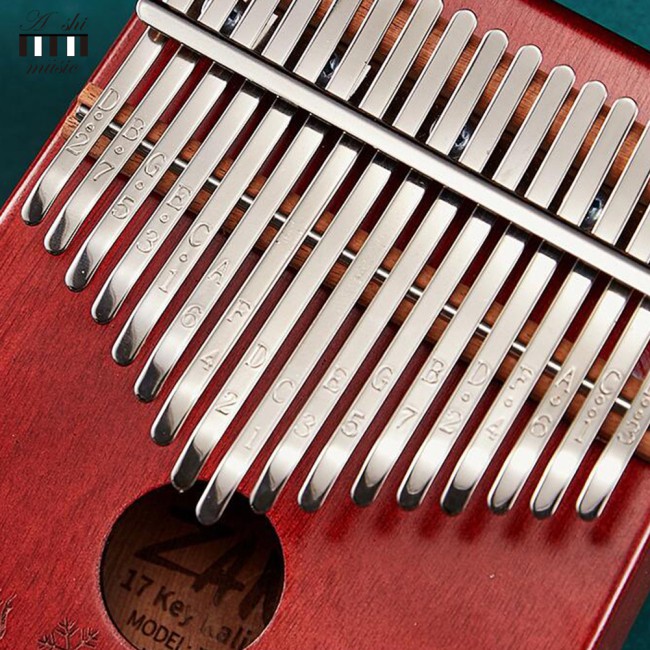 Đàn Kalimba 17 Nốt Bằng Gỗ Phong Cách Giáng Sinh